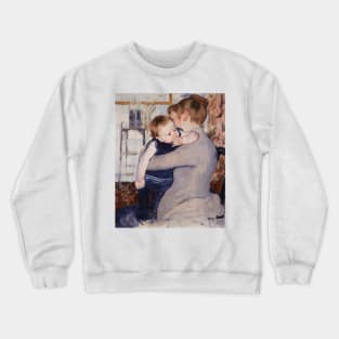 Mother and Child by Mary Cassatt Crewneck Sweatshirt